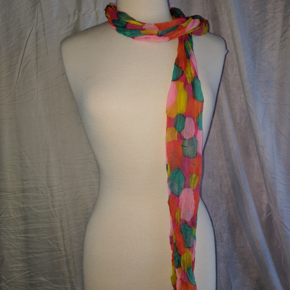 Polkadot scarf